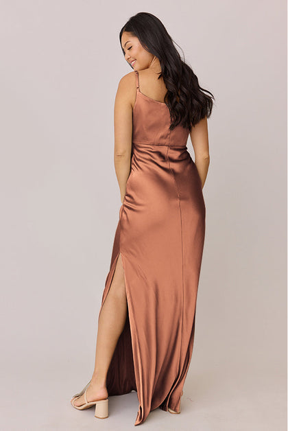 Skye Satin Dress | Made To Order | Copper