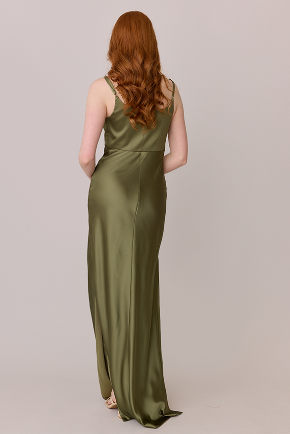 revelry skye midi satin dress Skye Satin Dress