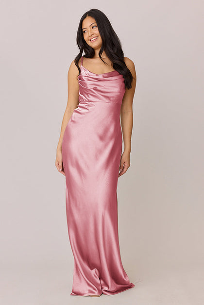 Skye Satin Dress | Made To Order | Rosette