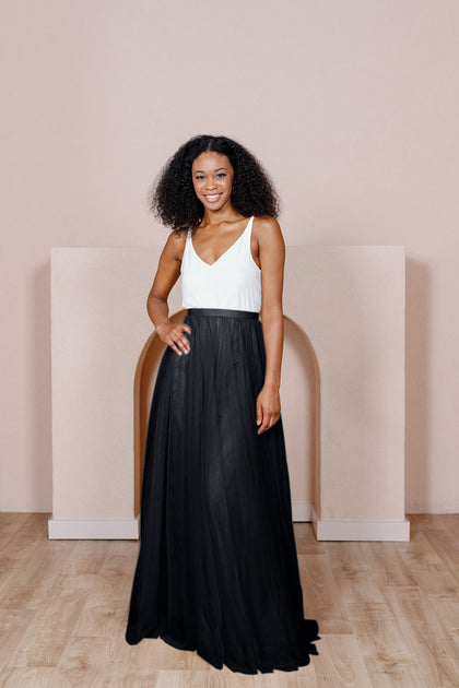 Skylar Tulle Skirt | Made To Order - Black