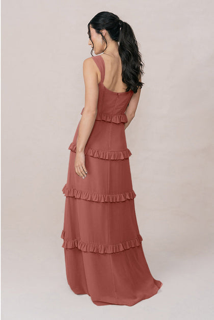Sloane Chiffon Dress | Made To Order | Cinnamon Rose