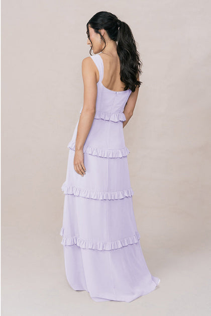 Sloane Chiffon Dress | Made To Order | Light Lavender