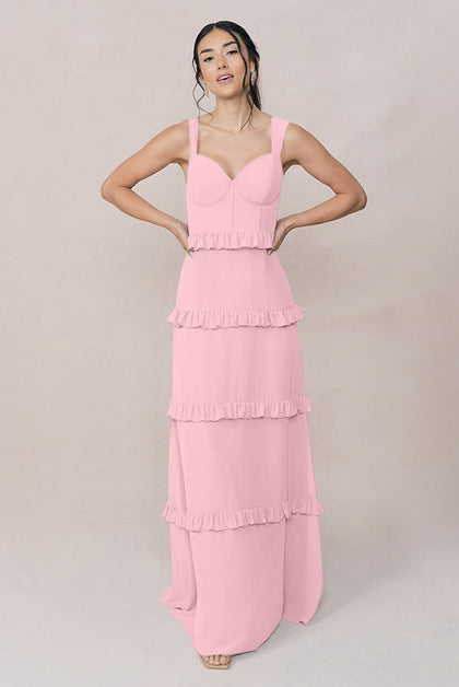 Sloane Chiffon Dress | Made To Order | Rosette