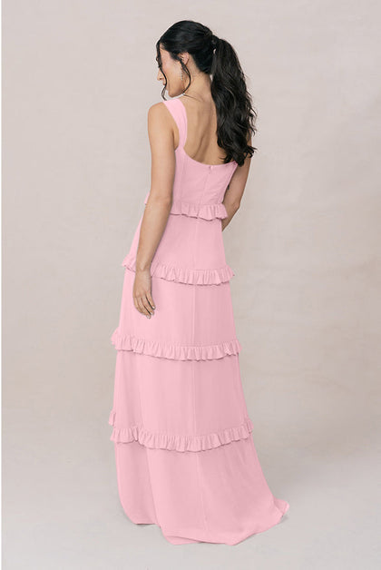 Sloane Chiffon Dress | Made To Order | Rosette