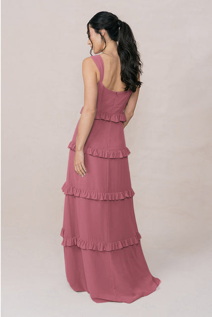Sloane Chiffon Dress | Made To Order | Rosewood