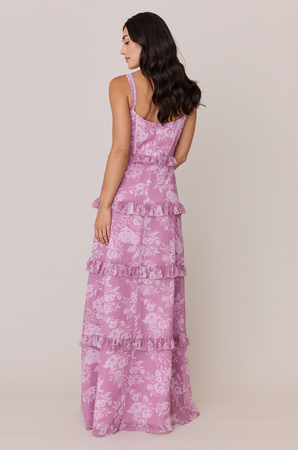 Model: Saije; Size: 4; Please note the boning in the final dress will be Mauve Pink and not Rose Petal pictured