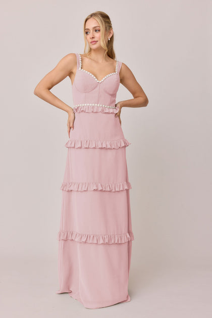 Sloane Luxe Chiffon Dress | Made To Order | Blushing Bride