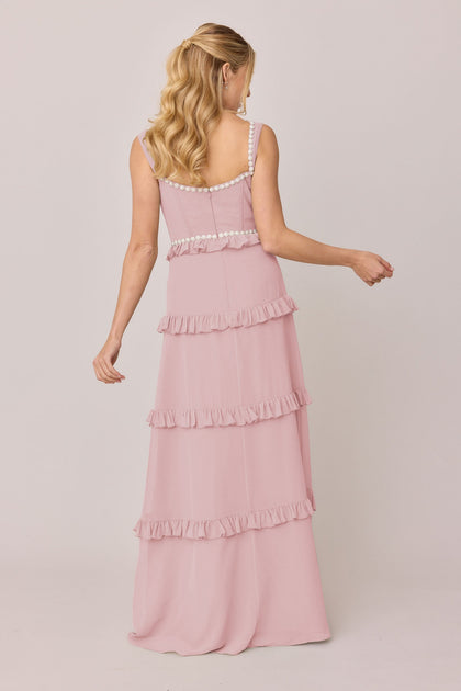 Sloane Luxe Chiffon Dress | Made To Order | Blushing Bride