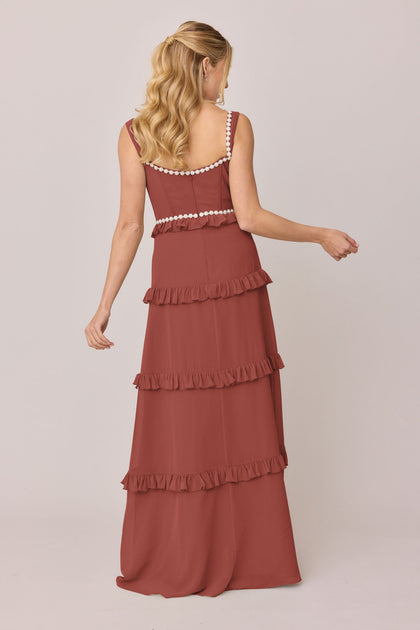Sloane Luxe Chiffon Dress | Made To Order | Cinnamon Rose