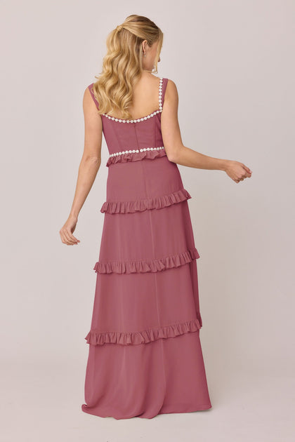 Sloane Luxe Chiffon Dress | Made To Order | Rosewood