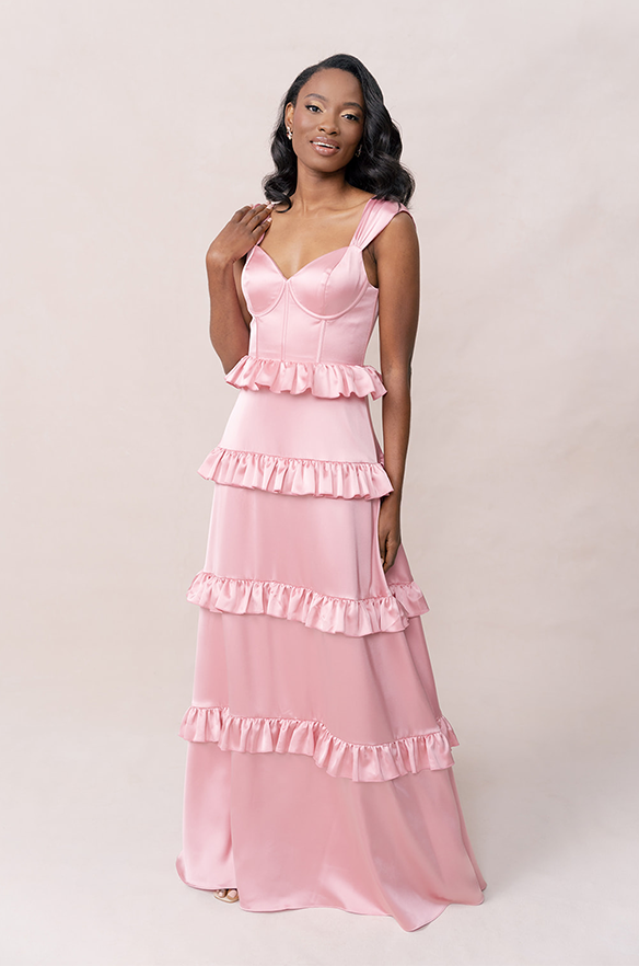 Sloane Satin Dress