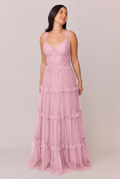 Sloane Tulle Dress | Perfect Pink