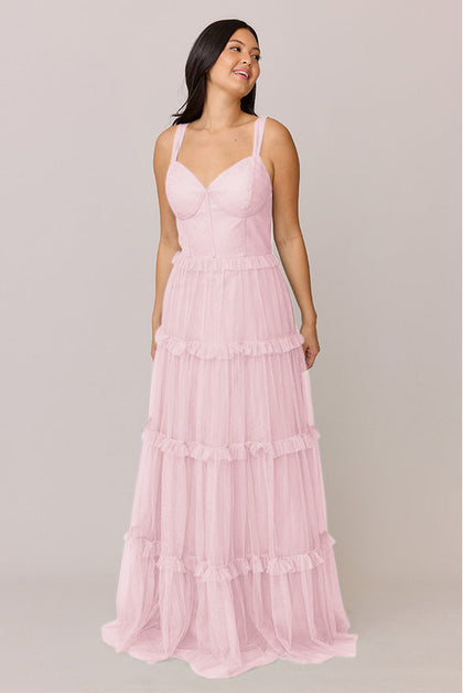 Sloane Tulle Dress | Made To Order | Baby Pink