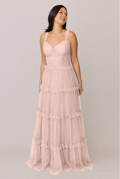 Sloane Tulle Dress | Made To Order | Blush