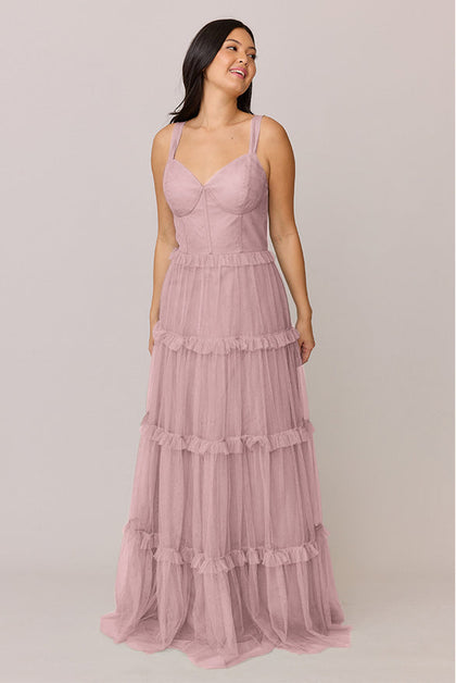 Sloane Tulle Dress | Made To Order | Blush