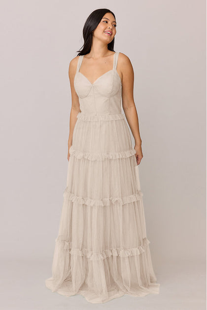 Sloane Tulle Dress | Made To Order | Champagne