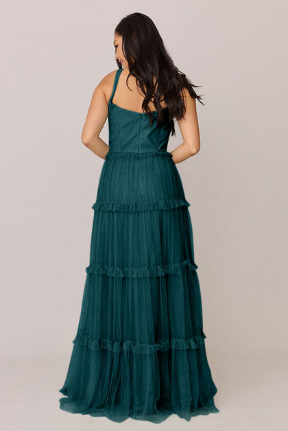 Sloane Tulle Dress | Made To Order | Classic Emerald
