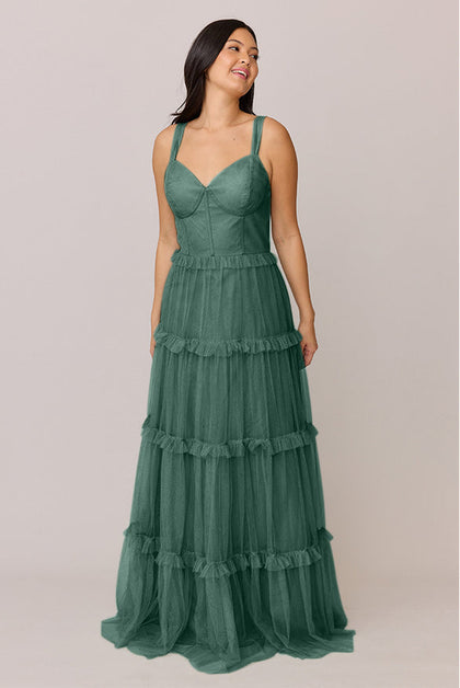 Sloane Tulle Dress | Made To Order | Greenery