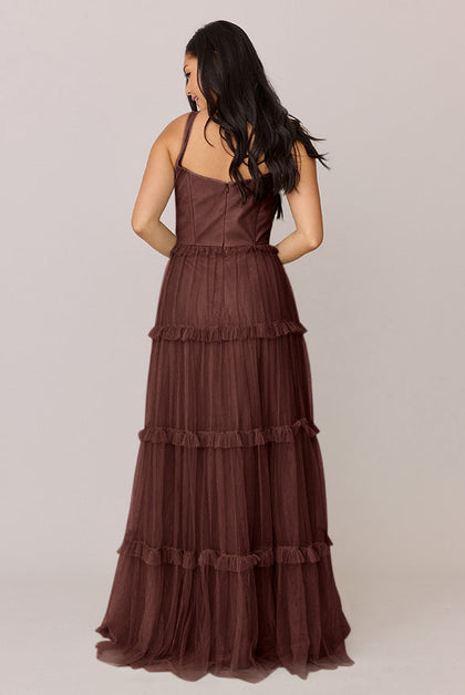 Sloane Tulle Dress | Made To Order | Mahogany