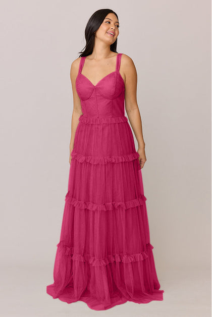 Sloane Tulle Dress | Made To Order | Malibu Pink