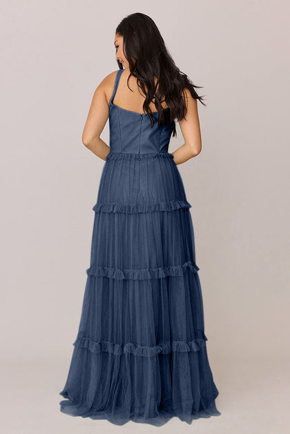 Sloane Tulle Dress | Made To Order | Navy