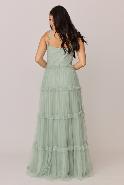 Sloane Tulle Dress | Made To Order | Sage