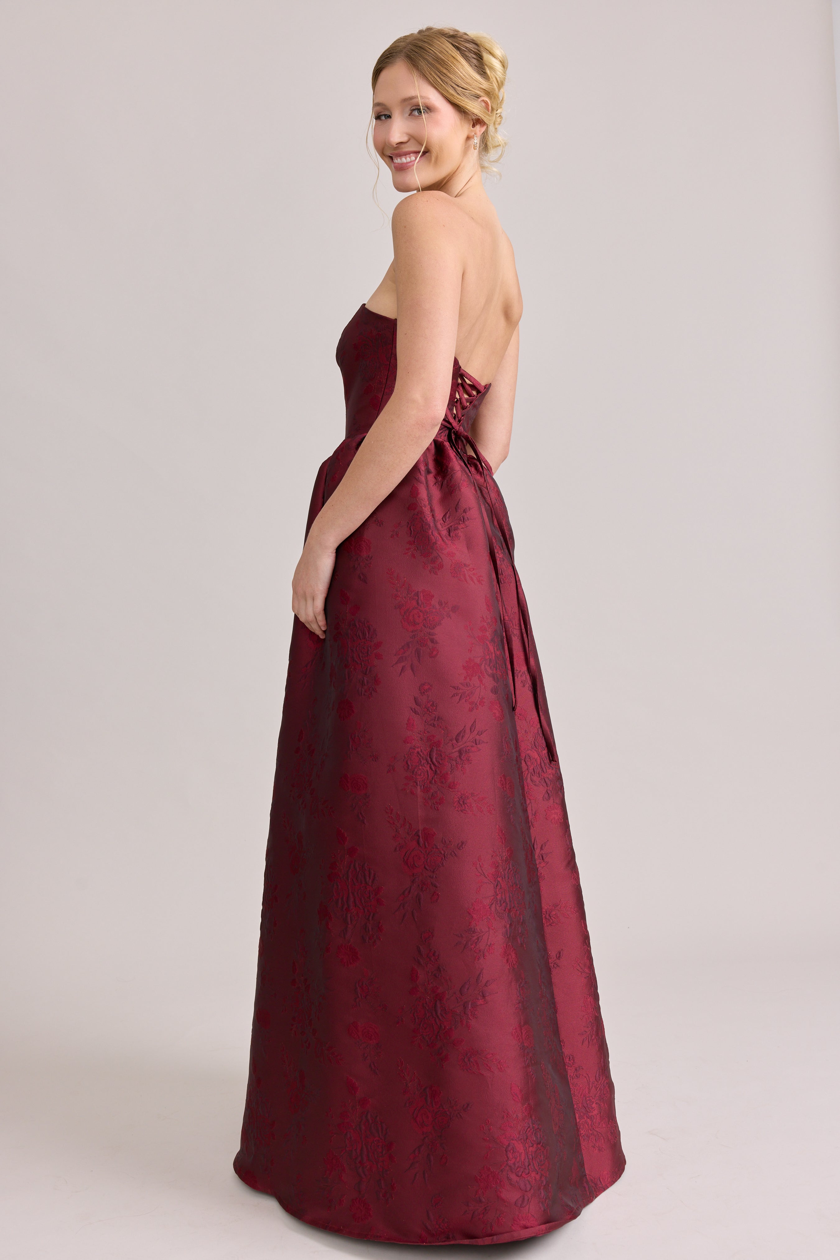 Sofia Jacquard Dress | Made To Order Classic Emerald Sofia Jacquard Dress | Made To Order Classic Emerald