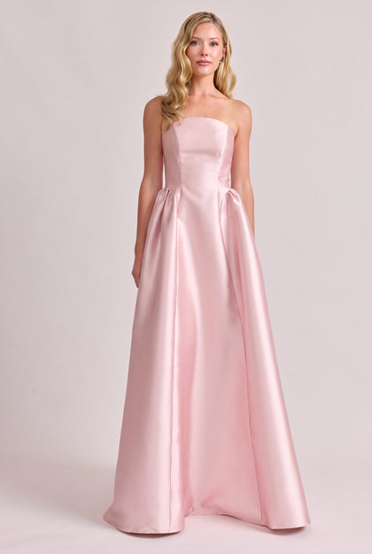 Sofia Mikado Dress | Light Pink
