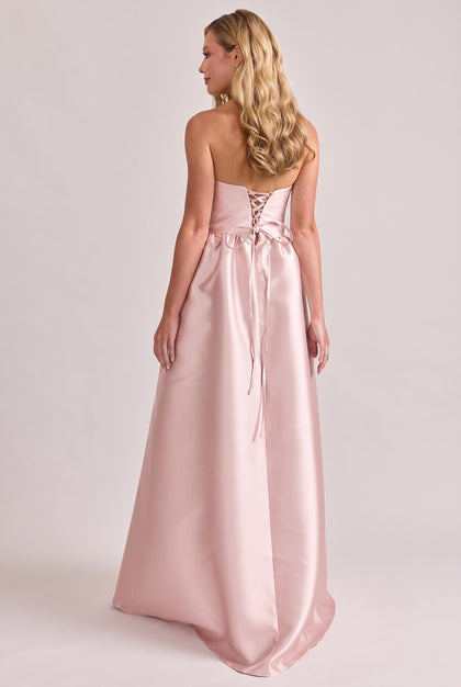 Sofia Mikado Dress | Light Pink