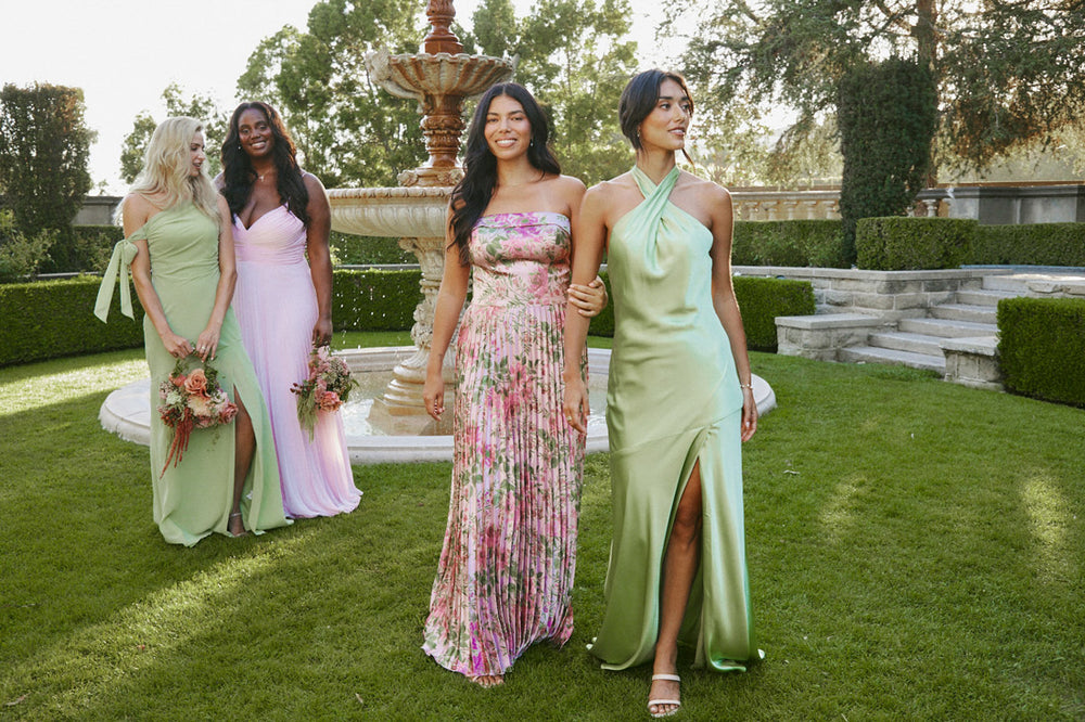 Green Bridesmaid Dresses: All Shades & Fabrics Green Bridesmaid Dresses: All Shades & Fabrics