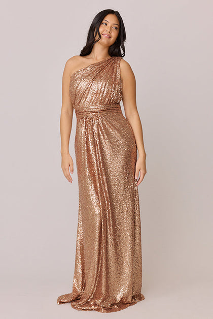 Starla Sequin Dress | Made To Order | Rose Gold