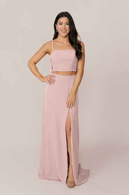 Steph Crepe Top | Made To Order - Petal Pink