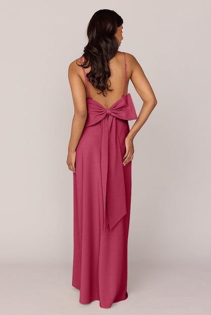 Steph Crepe Dress | Made To Order | Berry