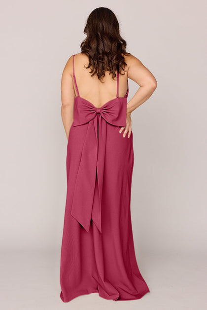 Steph Crepe Dress | Made To Order | Berry