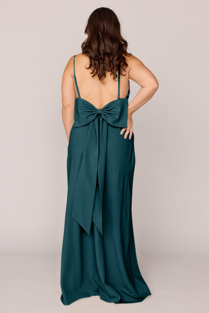 Steph Crepe Dress | Made To Order | Classic Emerald