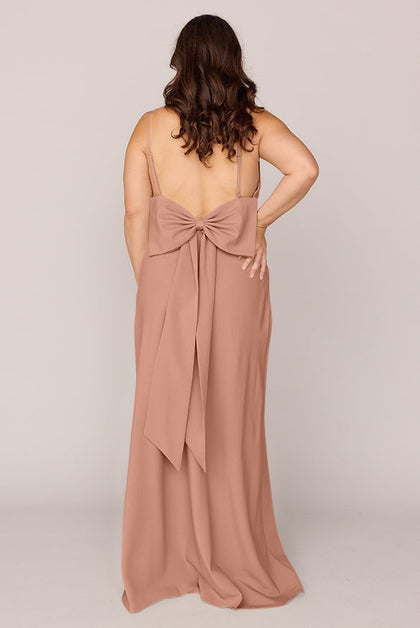 Steph Crepe Dress | Made To Order | Desert Rose