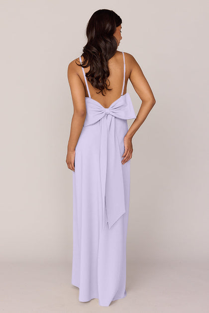 Steph Crepe Dress | Made To Order | Light Lavender