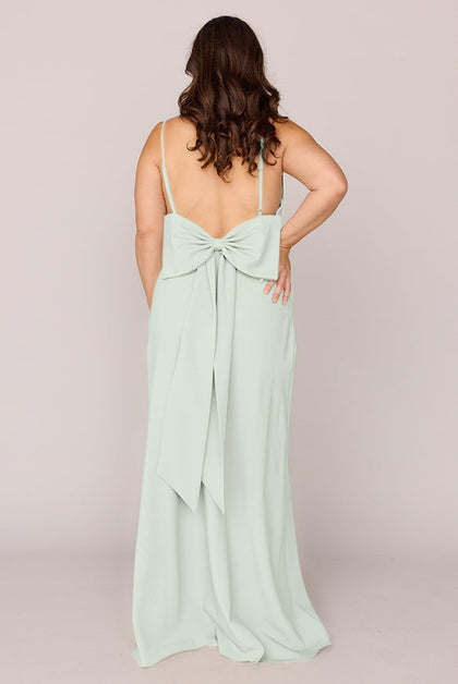 Steph Crepe Dress | Made To Order | Pistachio