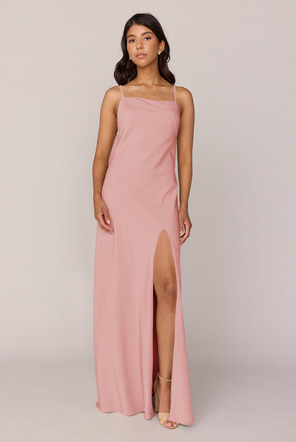 Steph Crepe Dress | Made To Order | Rosette