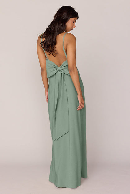 Steph Crepe Dress | Made To Order | Sage