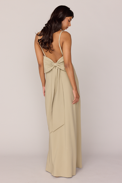 Steph Crepe Dress | Made To Order | Sage