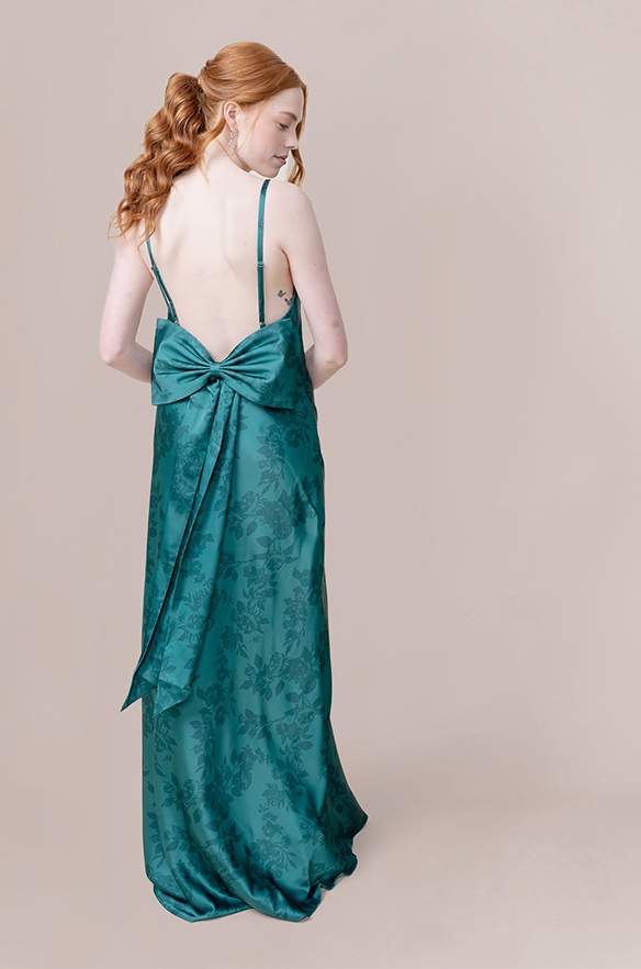 revelry steph satin dress Steph Satin Floral Print Dress
