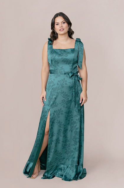 Model: Barbara; Size: 14; Color: Emerald Bouquet