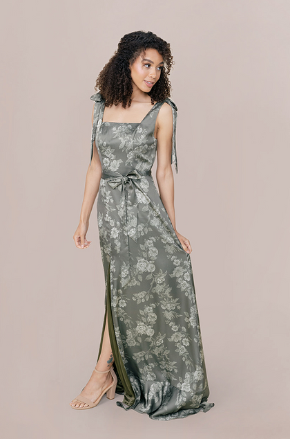 Model: Brinkley; Size: 4; Color: Olive Bouquet