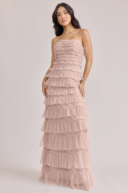 Summer Tulle Dress | Made To Order | Blush