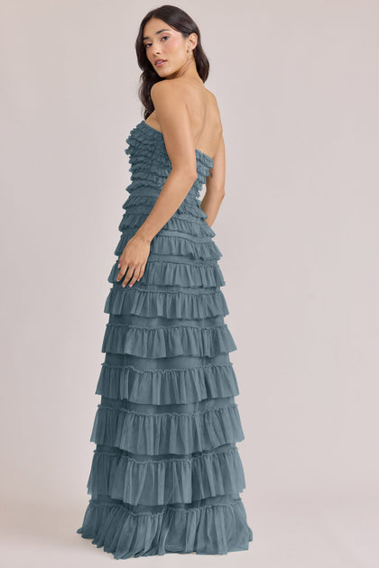 Summer Tulle Dress | Made To Order | Eucalyptus