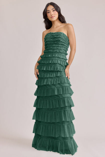 Summer Tulle Dress | Made To Order | Greenery