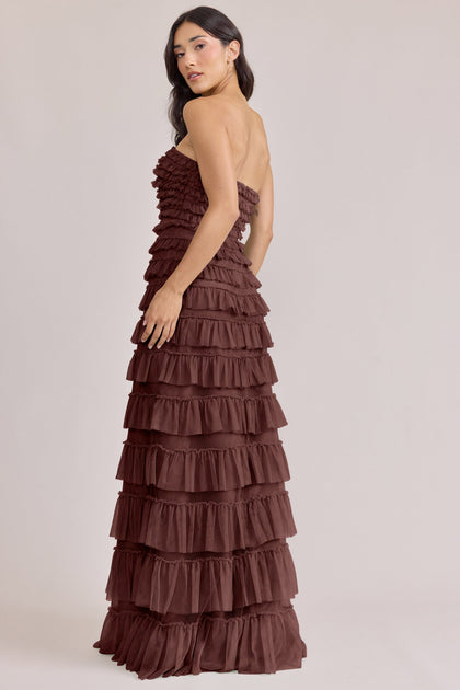 Summer Tulle Dress | Made To Order | Mahogany