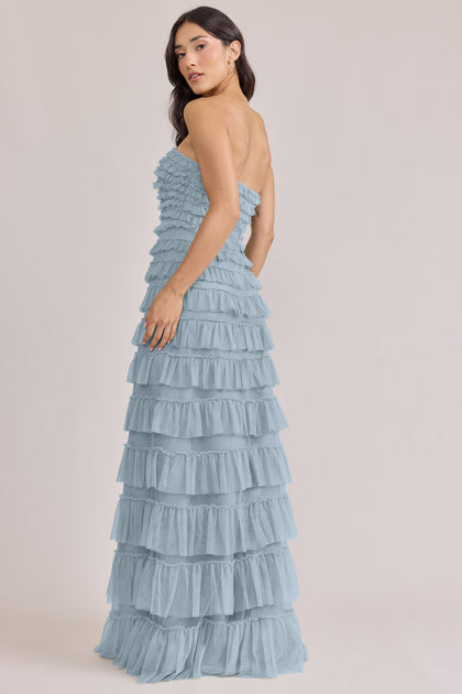 Summer Tulle Dress | Made To Order | Sky Blue