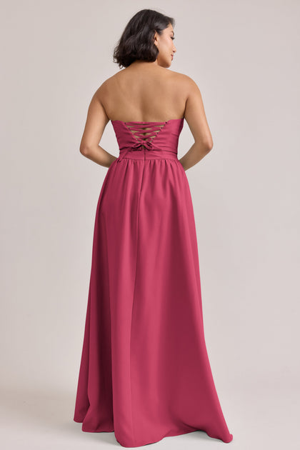 Sutton Crepe Dress | Made To Order | Berry